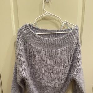 Off the shoulder baby blue top! Size S/M! Worn once